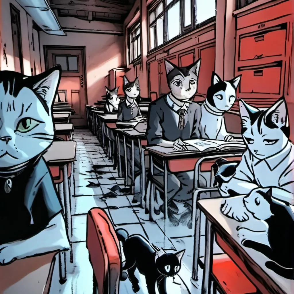 chat with ai character: FPE cats