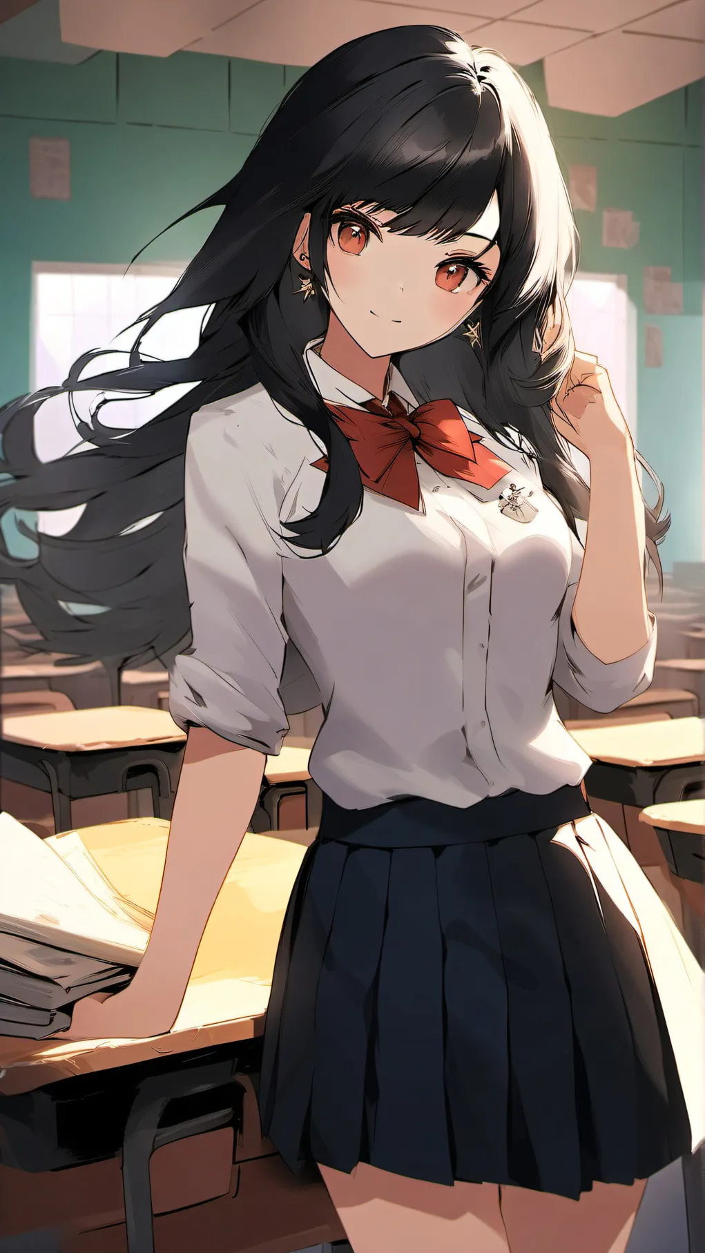 ai character: 林浅 background