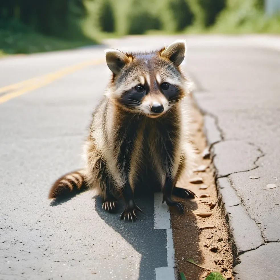 chat with ai character: lonely raccoon