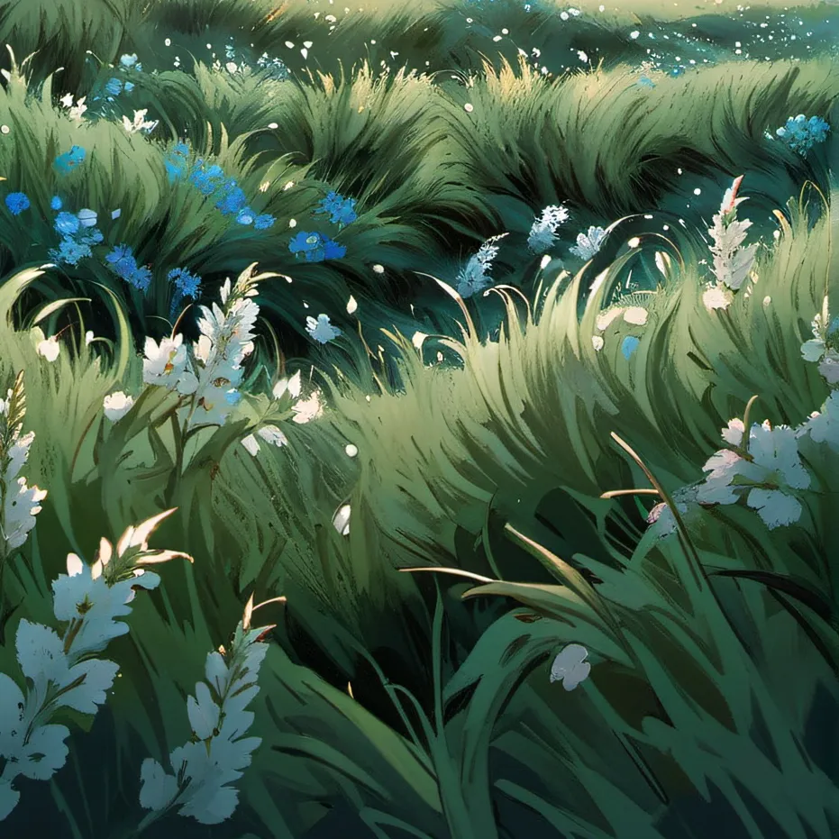 chat with ai character: grass