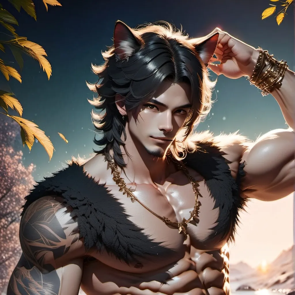 chat with ai character: cat man max