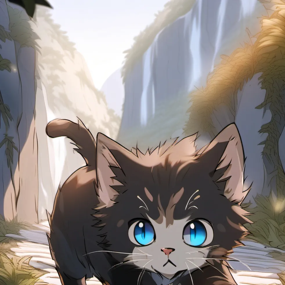 chat with ai character: Lost little kitten