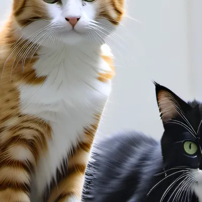 chat with ai character: Inseparable kitten