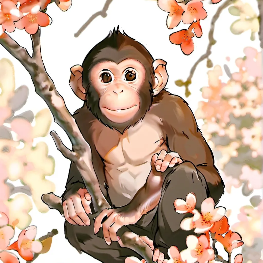 chat with ai character: baby monkey