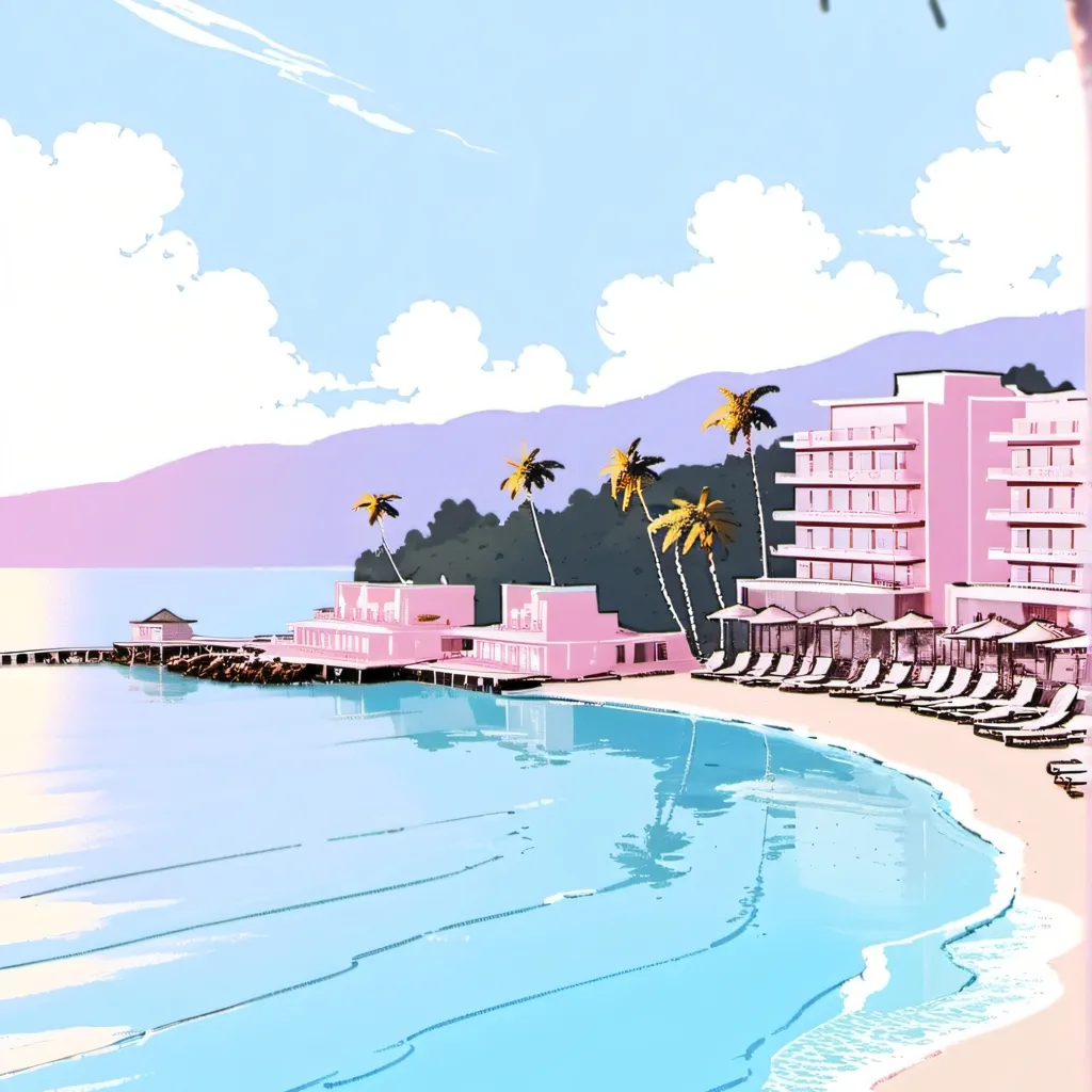 chat with ai character: Hazbin hotel beach