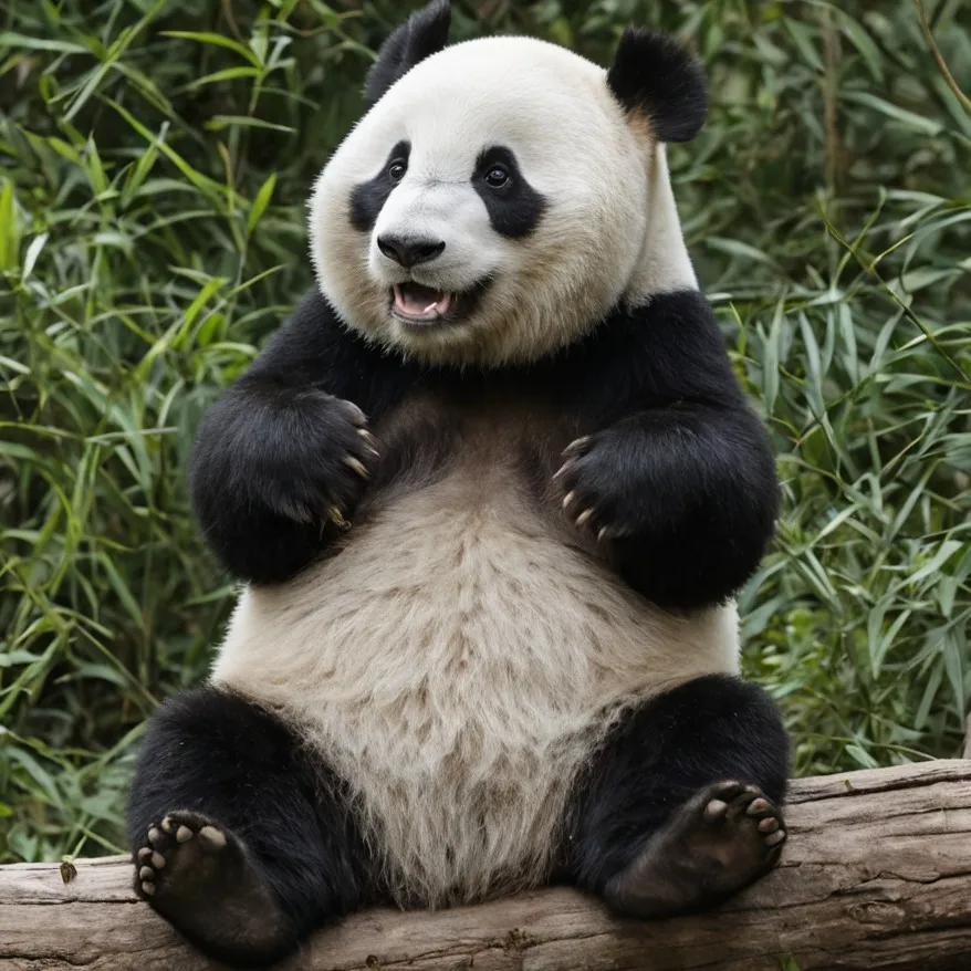 chat with ai character: panda