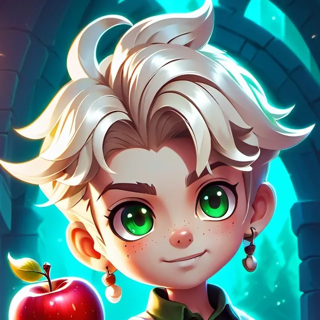 chat with ai character: andy the apple