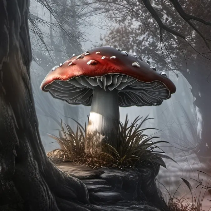 chat with ai character: mushroom of doom