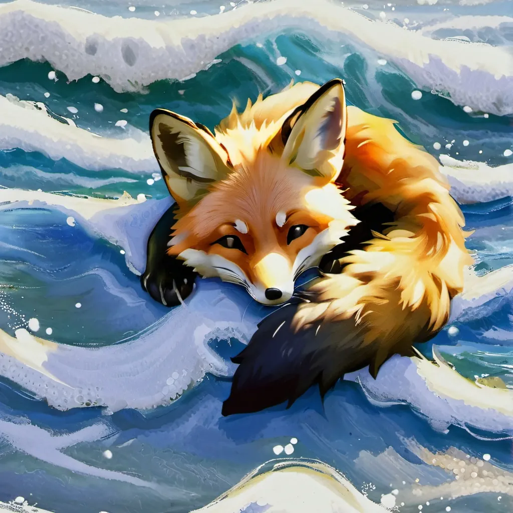 chat with ai character: Fox plushie