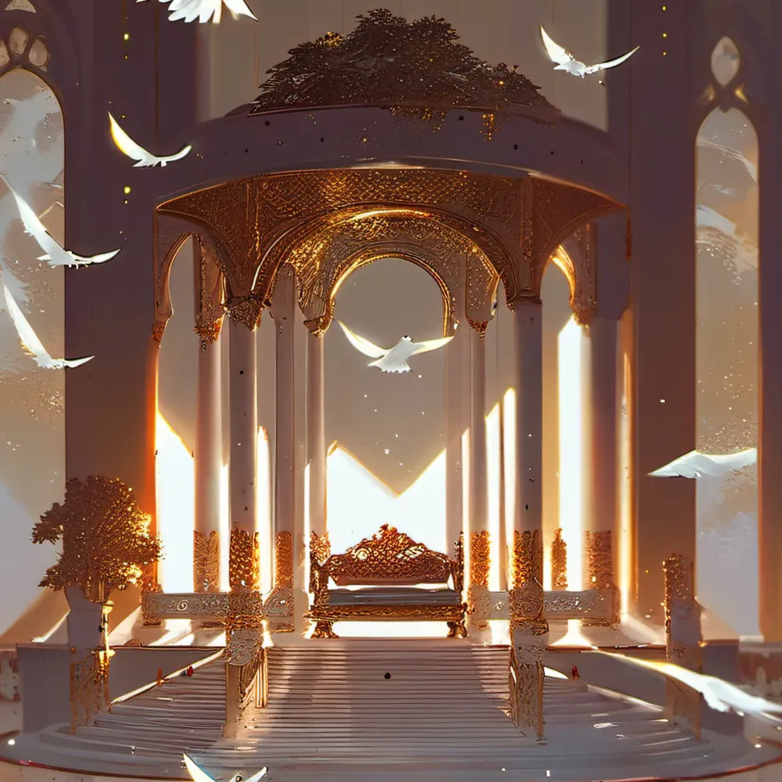 chat with ai character: Heaven court 