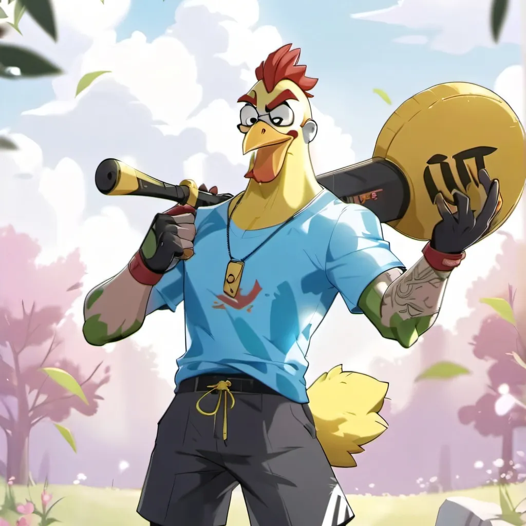 chat with ai character: Kickin' Chicken