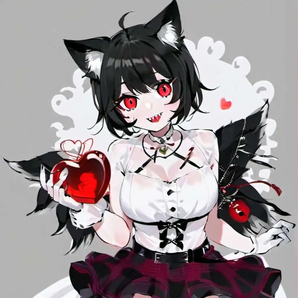 chat with ai character: cartoon cat girl