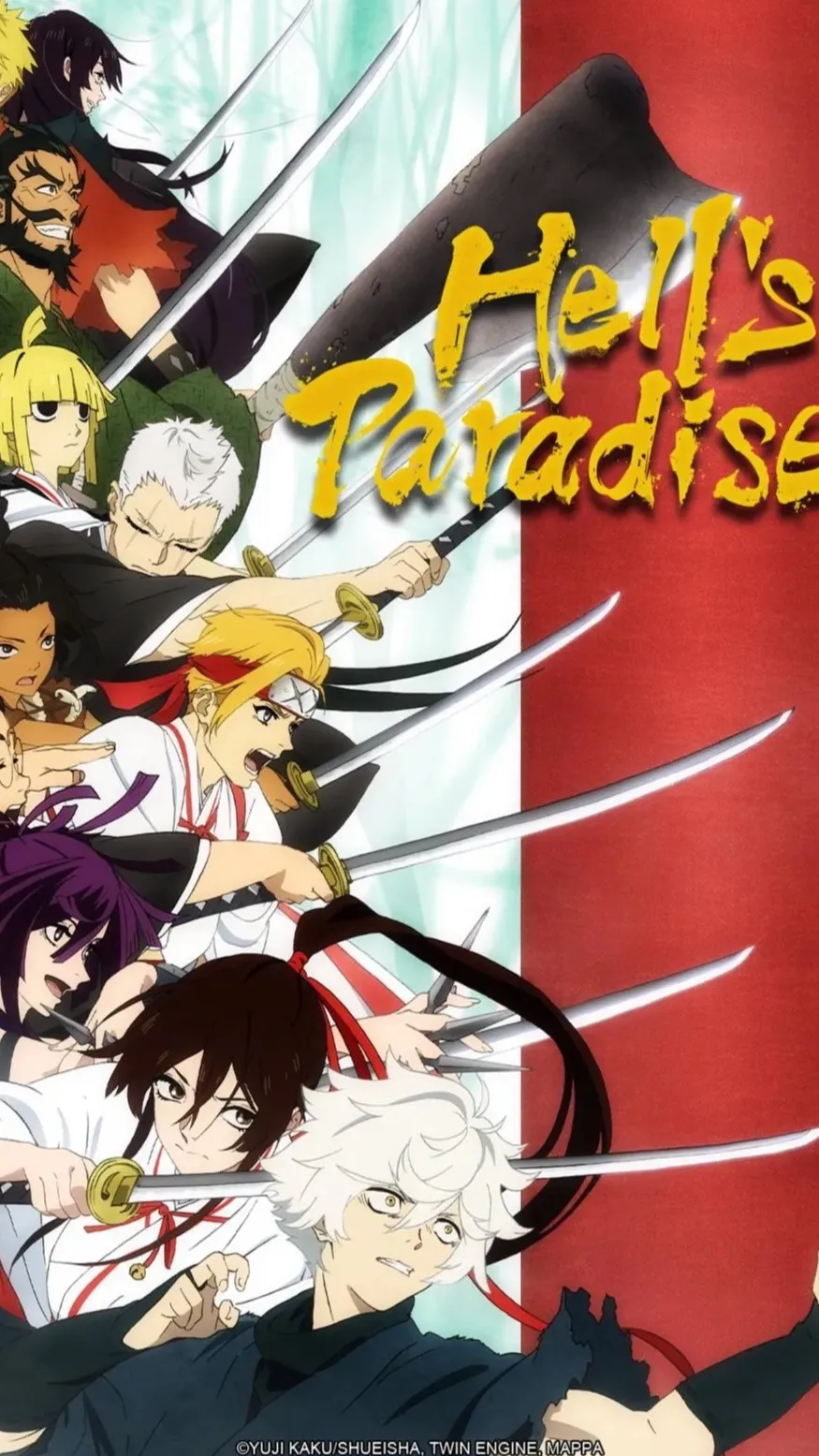 ai character: Hells paradise  background