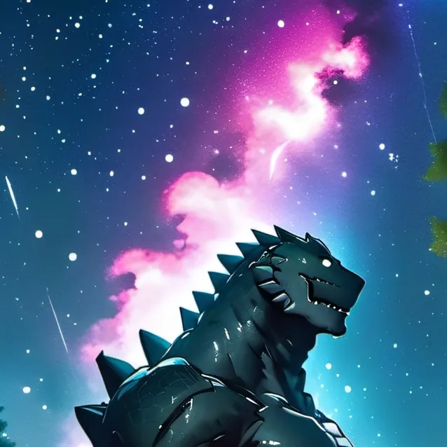 chat with ai character: Godzilla suit