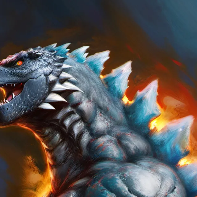 chat with ai character: Godzilla suit