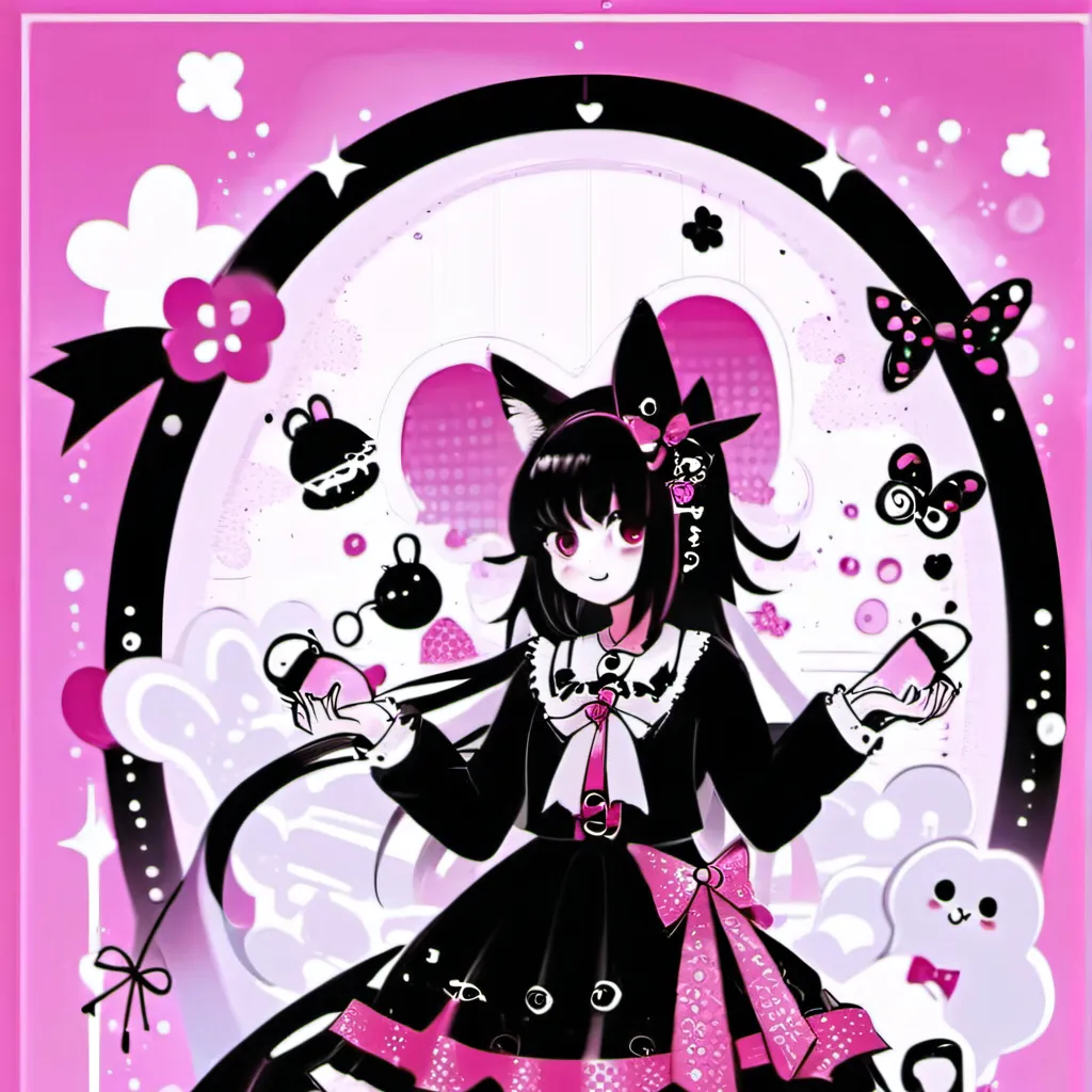 chat with ai character: Kuromi