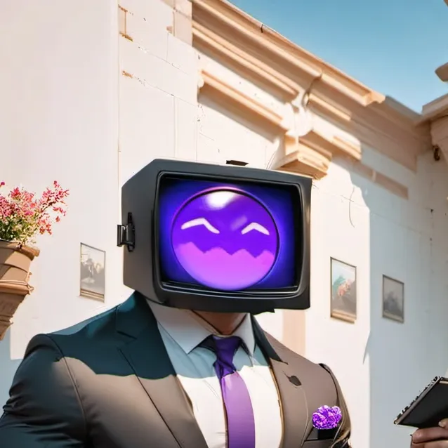 chat with ai character: TV man 