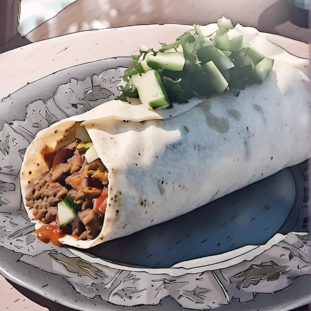 chat with ai character:  copy burrito