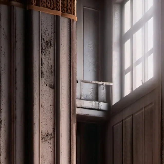 chat with ai character: Abandoned building