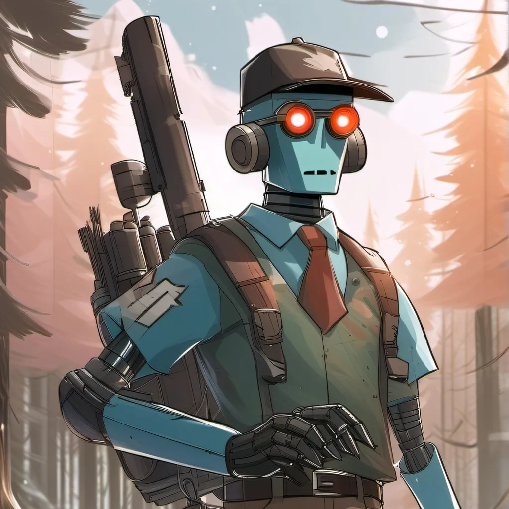 chat with ai character: Robot scout tf2
