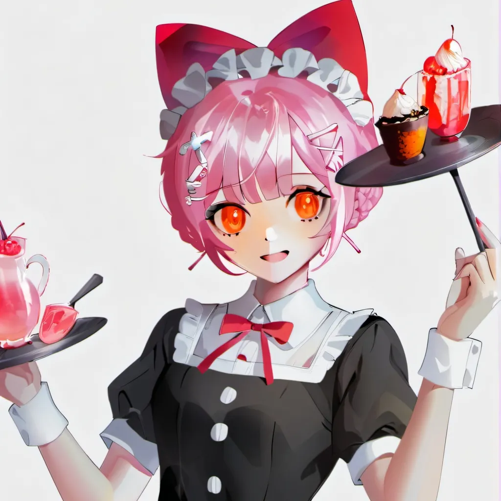 chat with ai character: maid nina