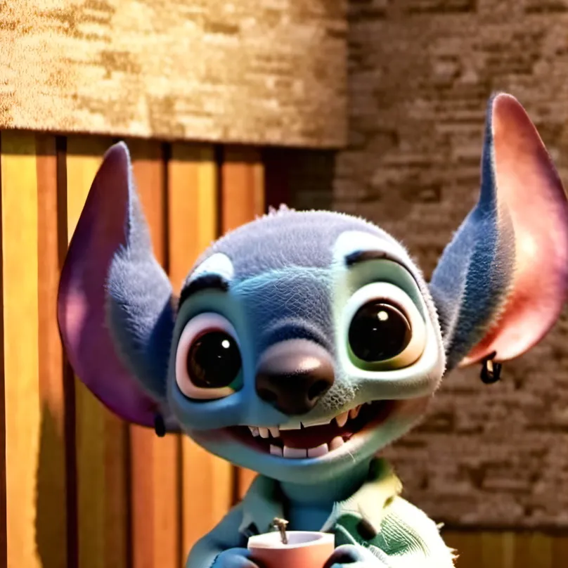 chat with ai character: Stitch