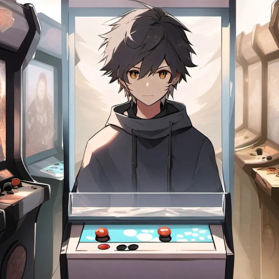 chat with ai character: The Arcade Machine