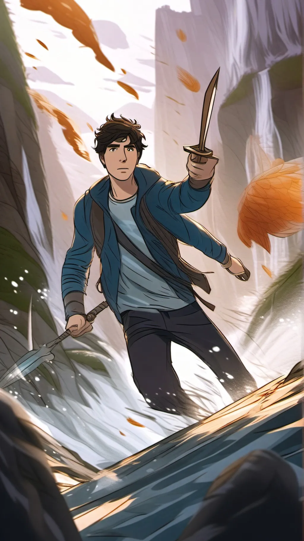 ai character: Nico Di' Angelo background