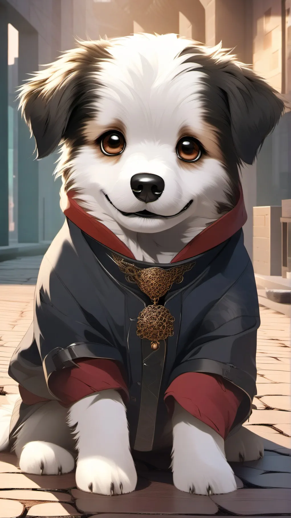 ai character: Service Dog background