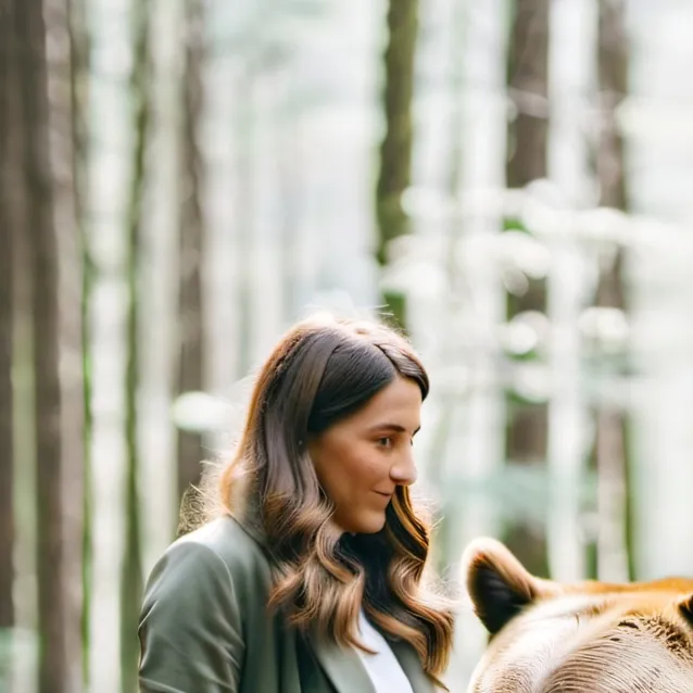 chat with ai character: Bear or man?