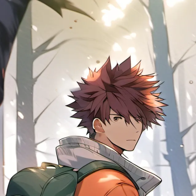 chat with ai character: MHA forrest trip