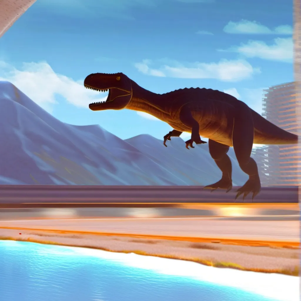 chat with ai character: T-rex 