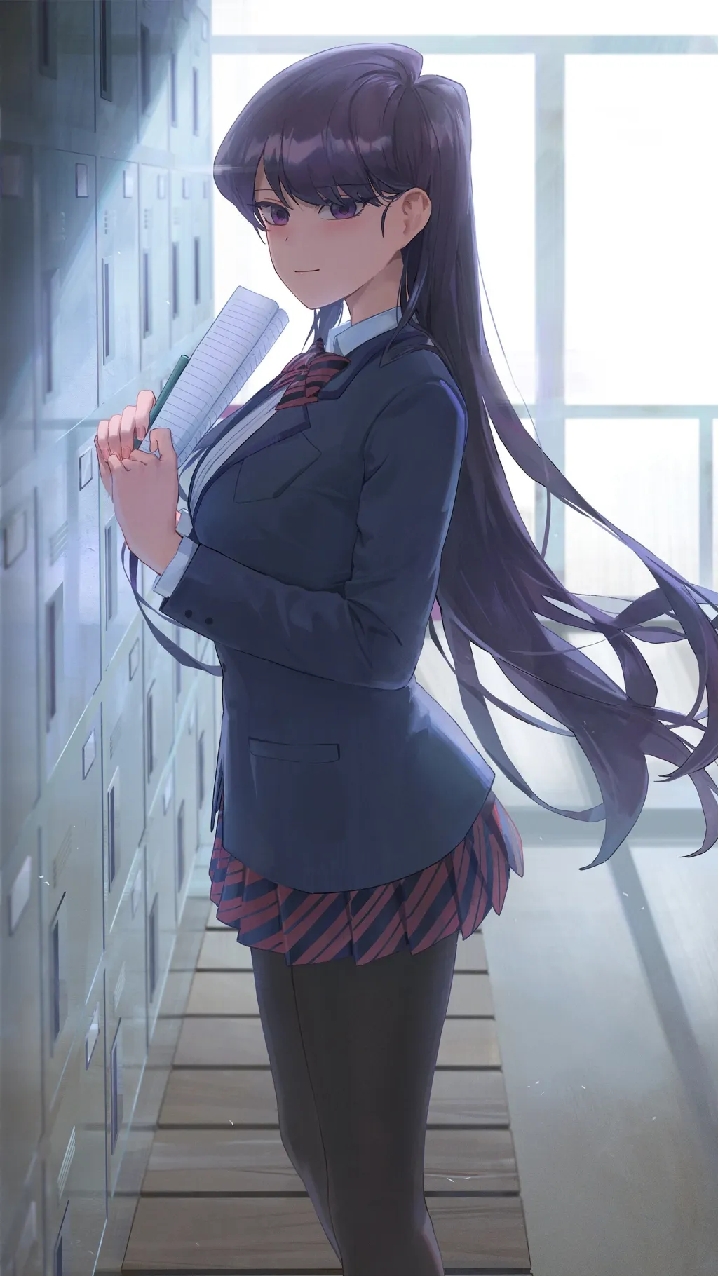 ai character: Komi Shouko background