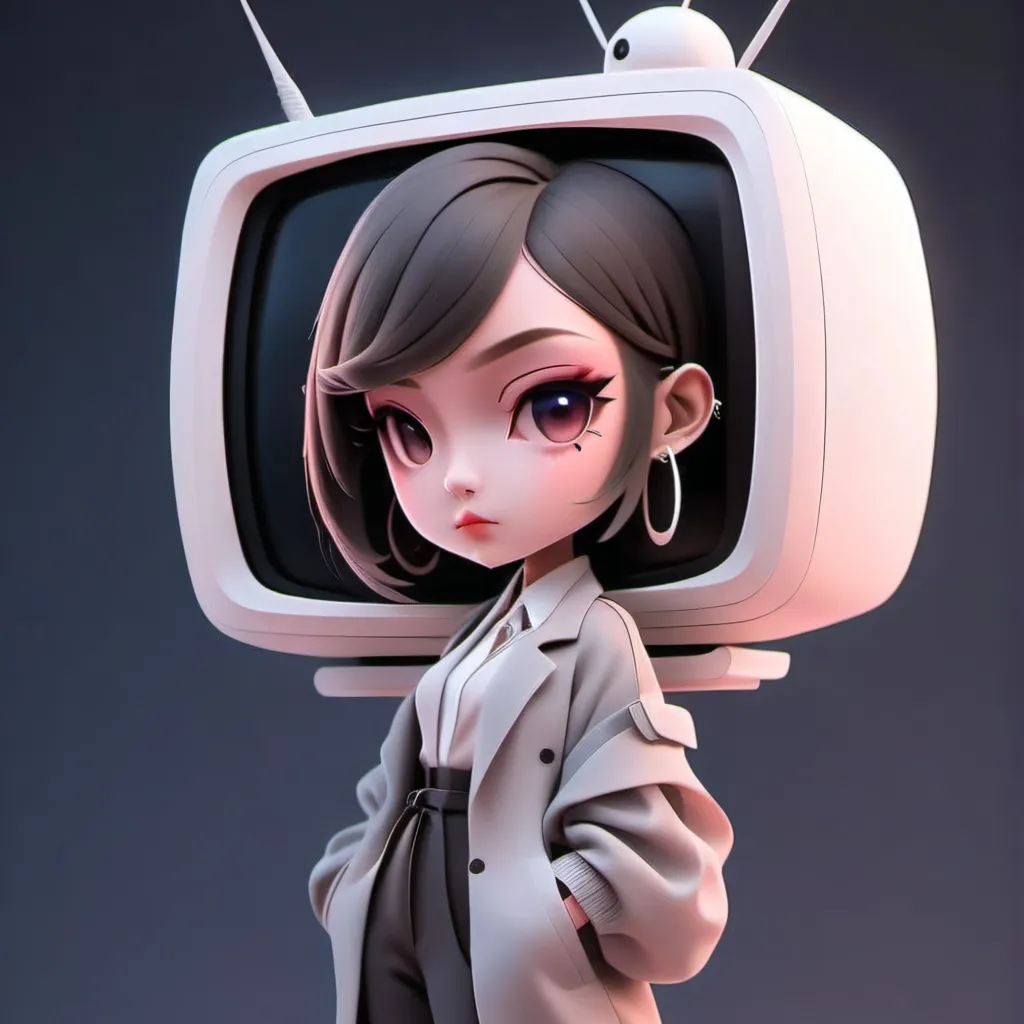 chat with ai character: TV Woman 
