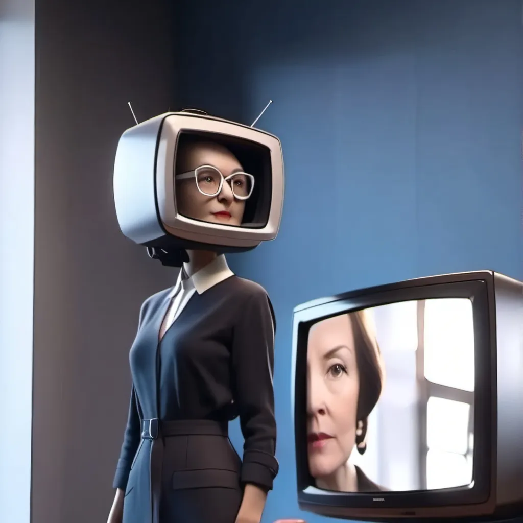 chat with ai character: TV Woman 