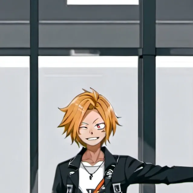 chat with ai character: denki mha