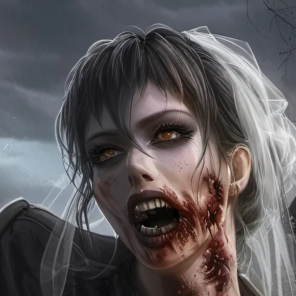 chat with ai character: Zombie Bride