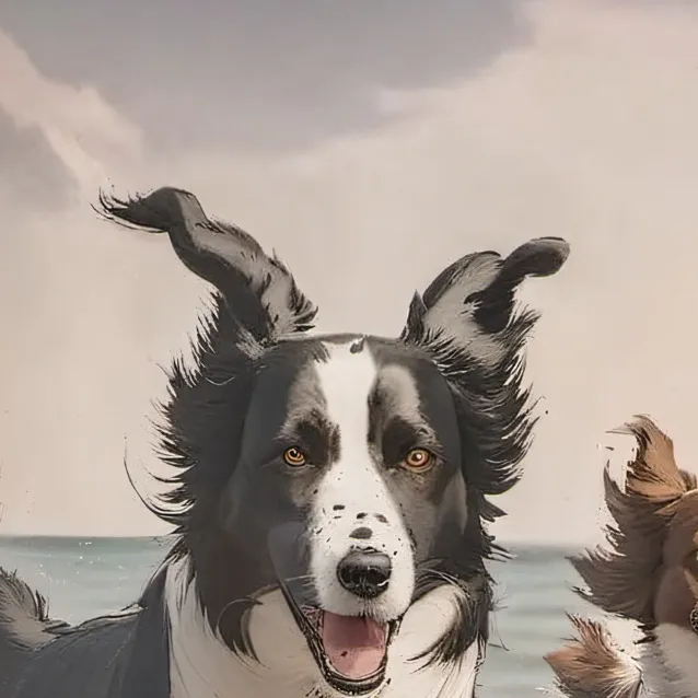 chat with ai character: Warrior dogs