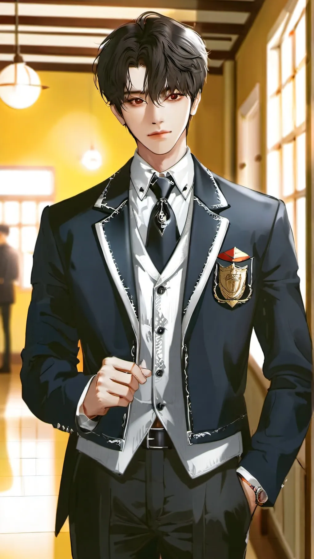 ai character: Bad Boy (Crush) background