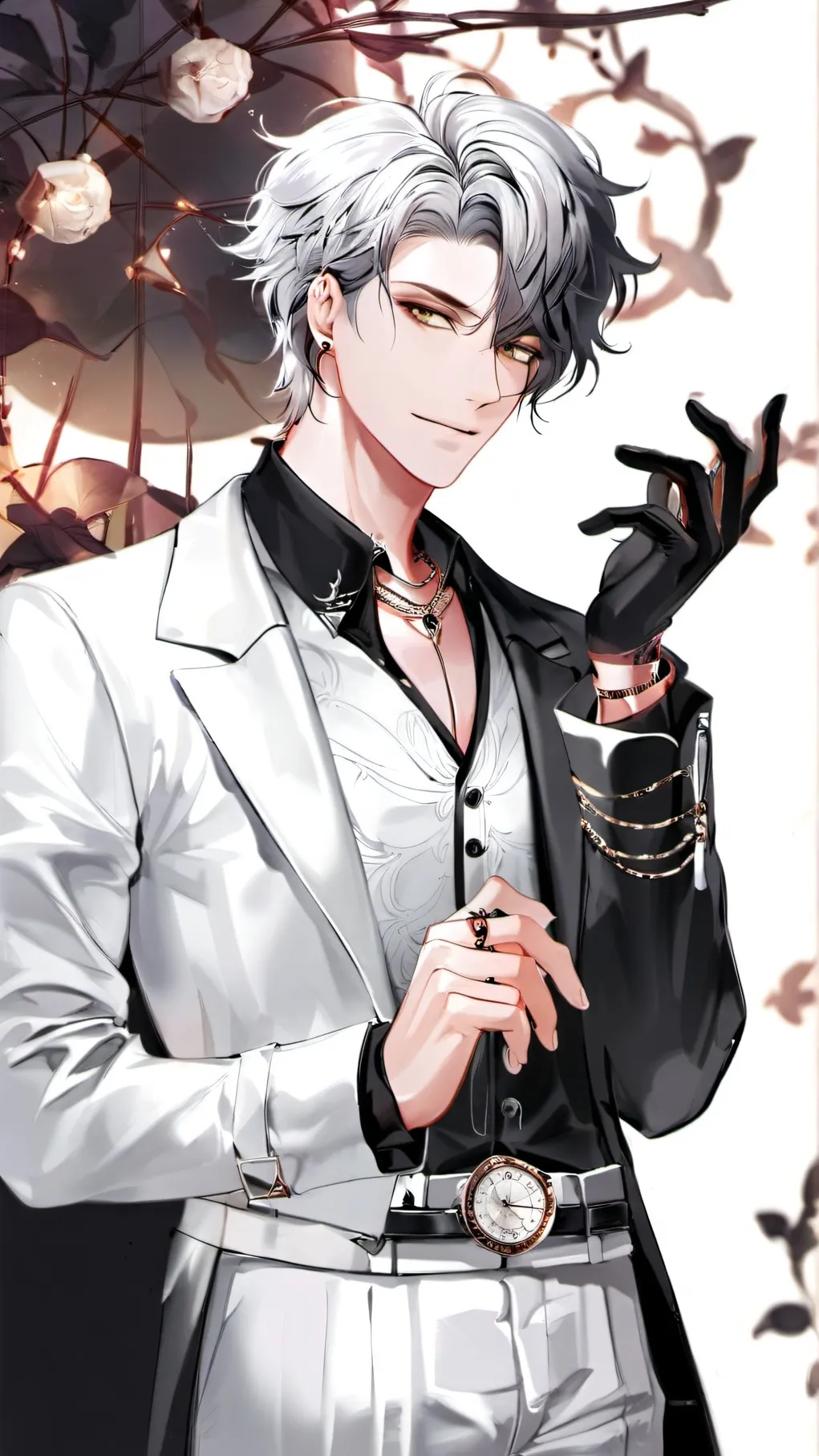 ai character: Sebastian  background