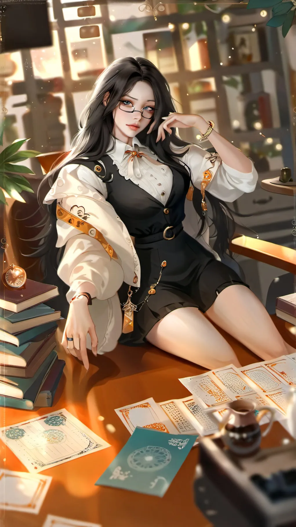 ai character: Kikyo~ background