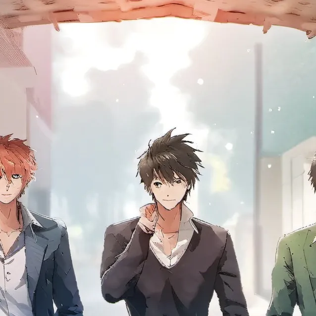 chat with ai character: three rich boys