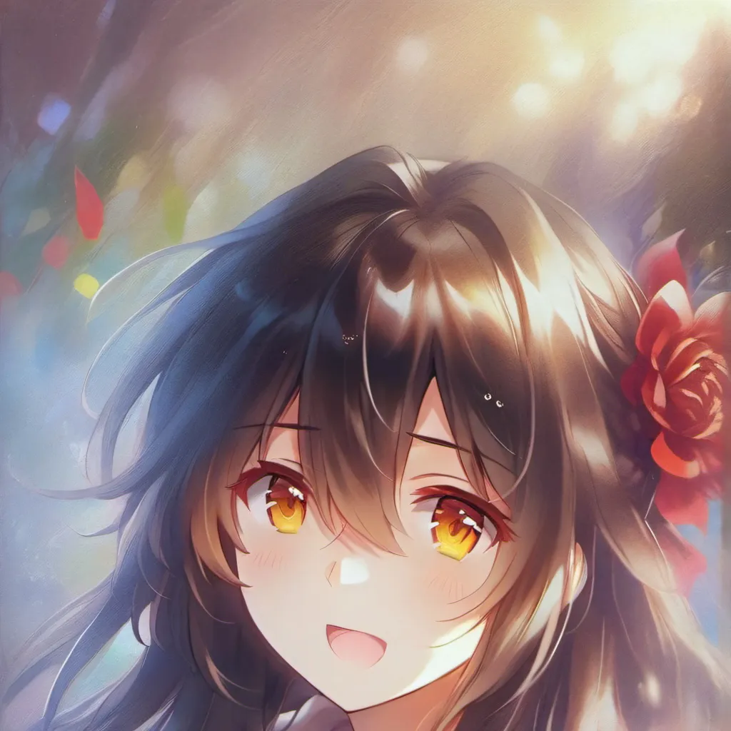 chat with ai character: Happy girl