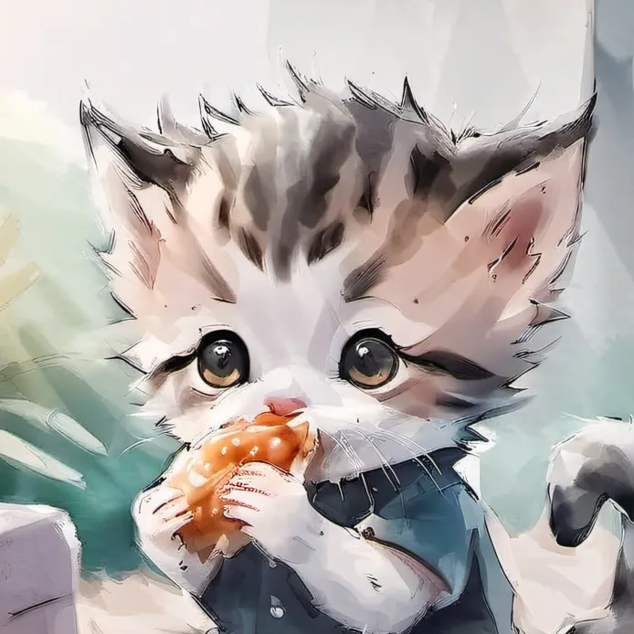 chat with ai character: cat