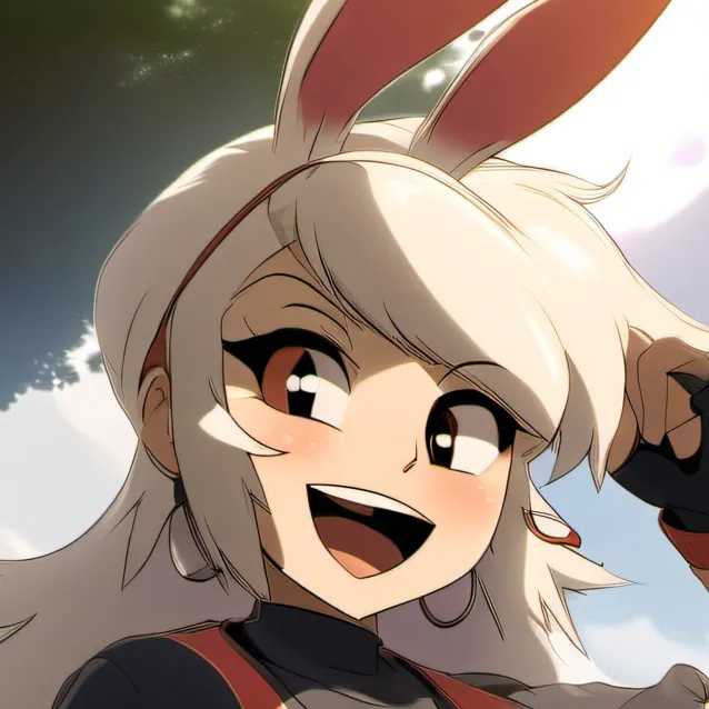 chat with ai character: green rabbit 