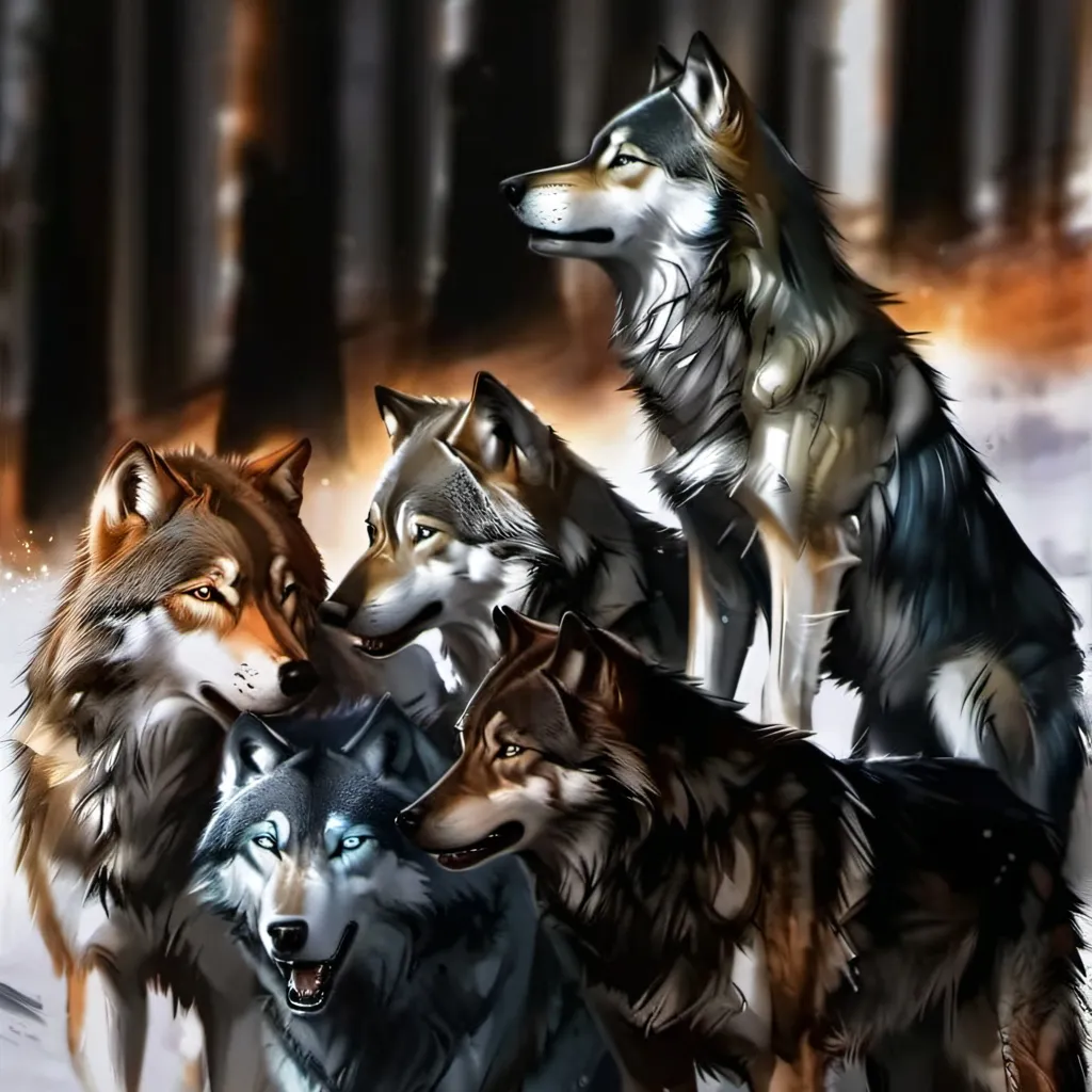 chat with ai character: Wolf pack