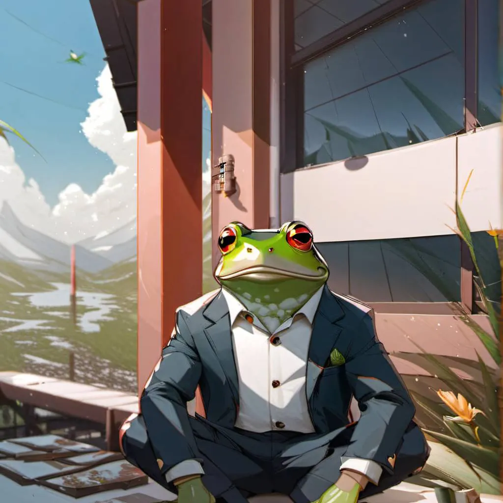 chat with ai character: -😍Frog😍-
