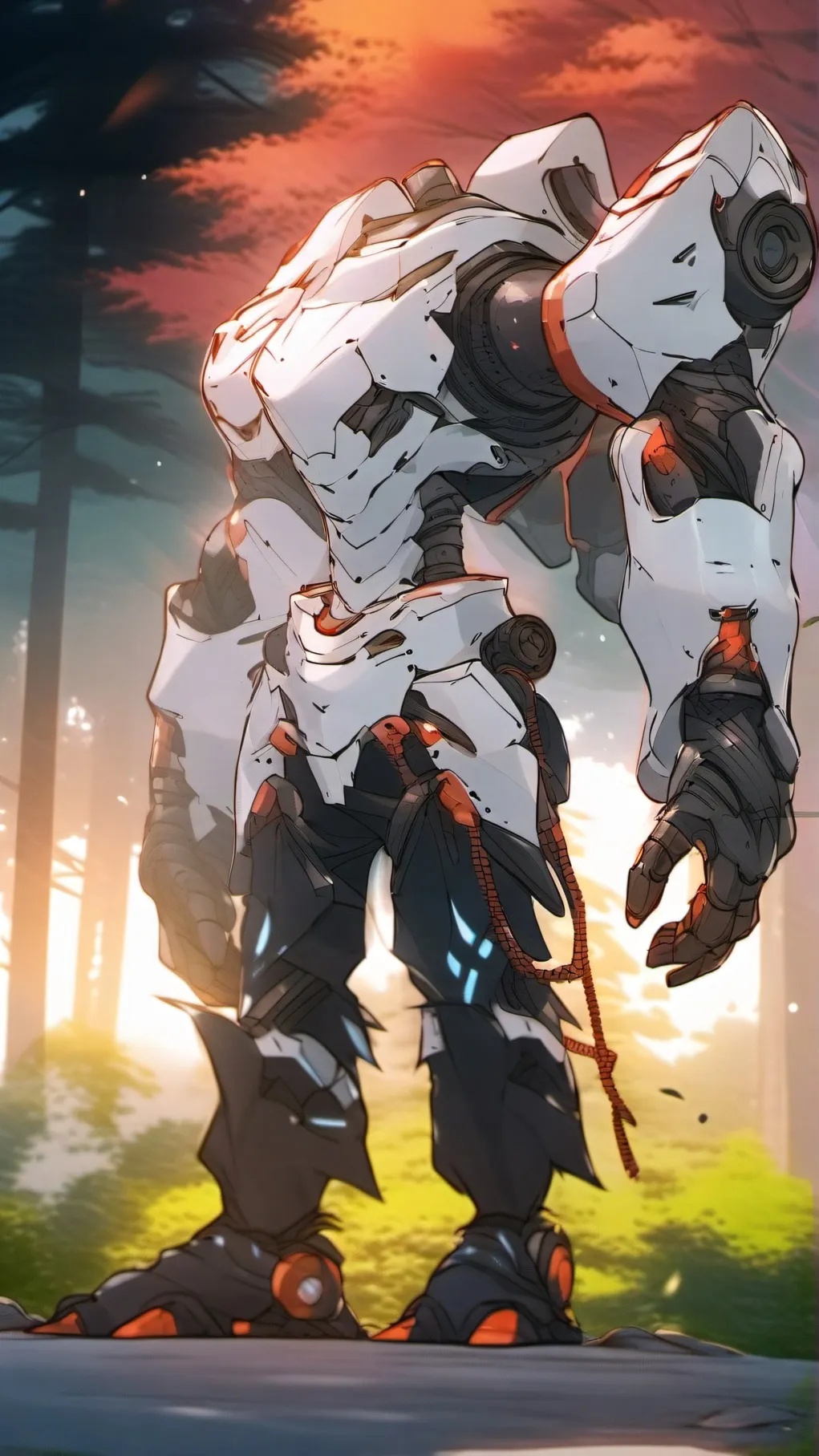 ai character: mech background