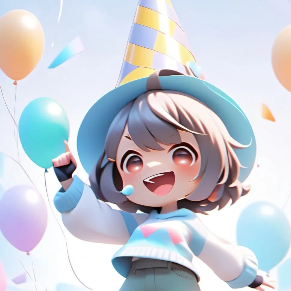 chat with ai character: Poob (Party noob)