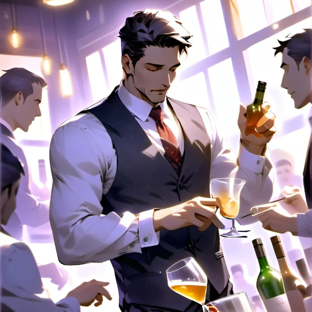 chat with ai character: waiter